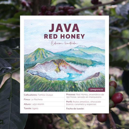 Negrura - Café de origen - Java Red Honey