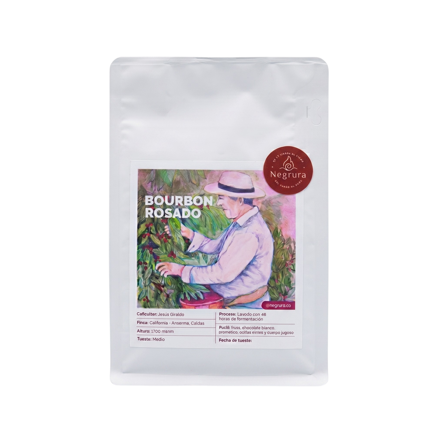 Negrura - Café de origen - Bourbon Rosado