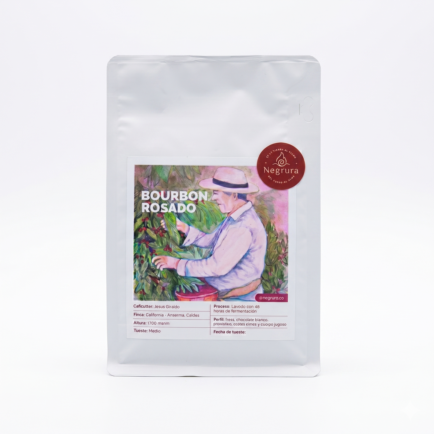 Negrura - Café de origen - Bourbon Rosado